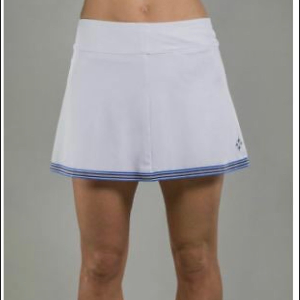 NEW - JoFit Jacquard Banded Swing Skort- White XL